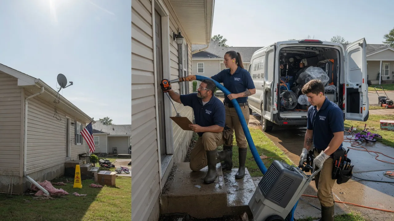 Ceiling Water Damage Restoration in Van Wert, OH near me